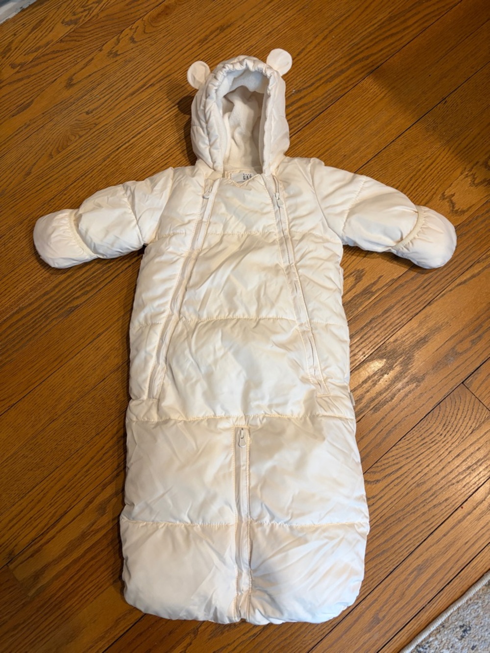 Baby Gap Cozy White Infant Gap Puffer